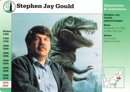 1994-01 Grolier Story of America Cards #73.18 Stephen Jay Gould Front