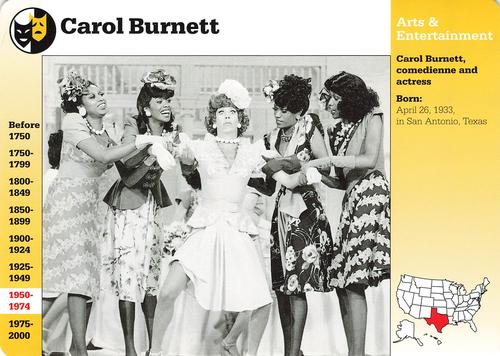 1994-01 Grolier Story of America #75.16 Carol Burnett Front