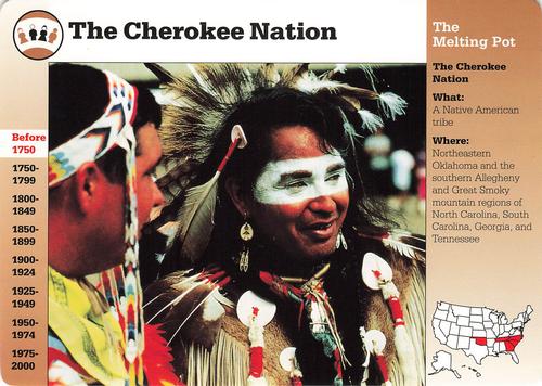 1994-01 Grolier Story of America #75.20 The Cherokee Nation Front