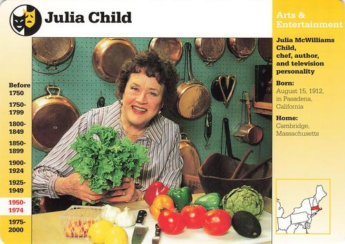 1994-01 Grolier Story of America #76.12 Julia Child Front