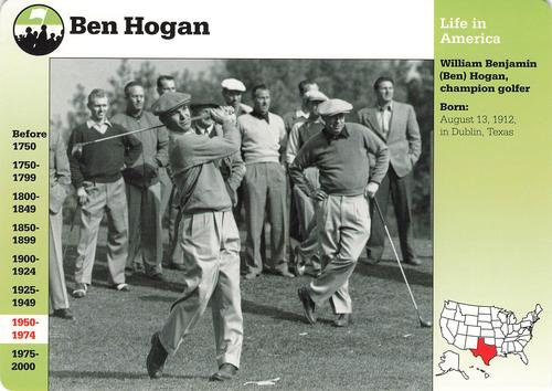 1994-01 Grolier Story of America #77.11 Ben Hogan Front