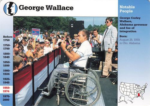 1994-01 Grolier Story of America Cards #78.2 George Wallace Front