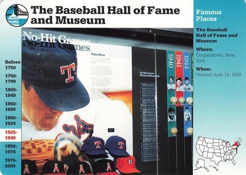 1994-01 Grolier Story of America #78.7 The Baseball Hall of Fame and Museum Front