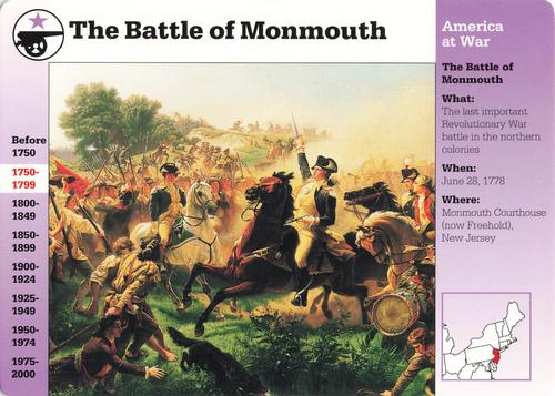 1994-01 Grolier Story of America Cards #78.10 The Battle of Monmouth Front