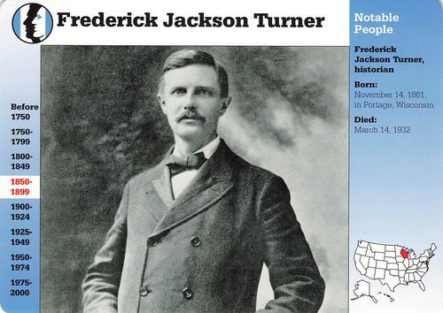 1994-01 Grolier Story of America Cards #79.3 Frederick Jackson Turner Front