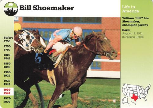 1994-01 Grolier Story of America #79.10 Bill Shoemaker Front