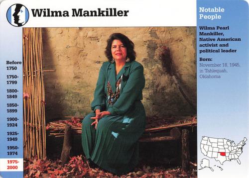 1994-01 Grolier Story of America #80.1 Wilma Mankiller Front