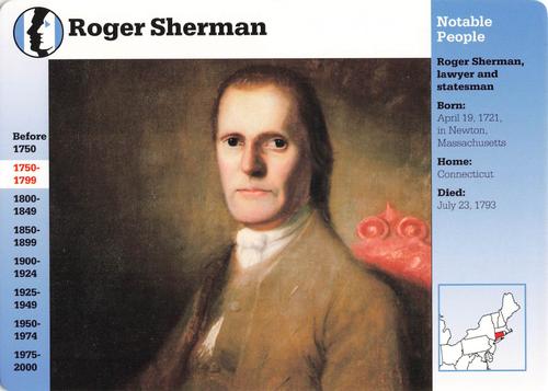 1994-01 Grolier Story of America #80.3 Roger Sherman Front