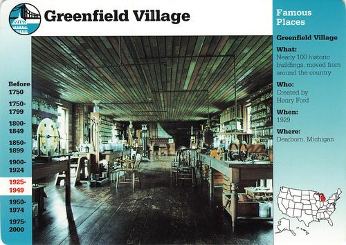 1994-01 Grolier Story of America #80.5 Greenfield Village Front