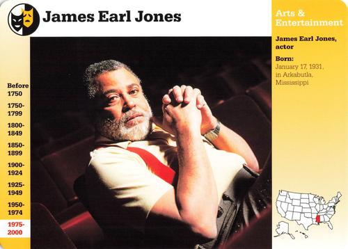 1994-01 Grolier Story of America Cards #80.16 James Earl Jones Front