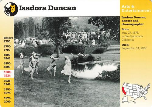 1994-01 Grolier Story of America #81.13 Isadora Duncan Front