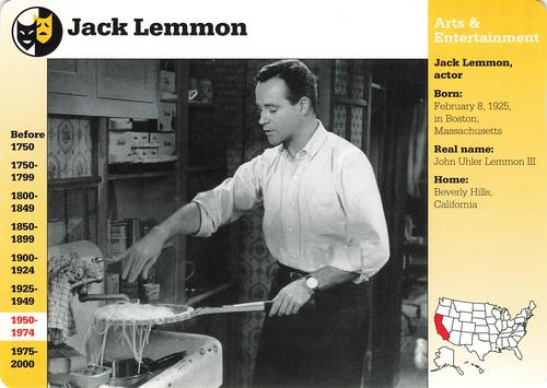 1994-01 Grolier Story of America #83.12 Jack Lemmon Front