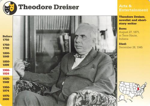 1994-01 Grolier Story of America #83.13 Theodore Dreiser Front