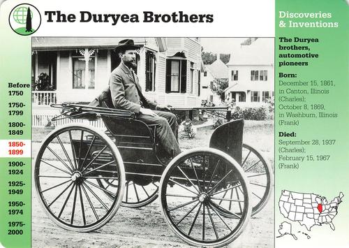 1994-01 Grolier Story of America #83.17 The Duryea Brothers Front