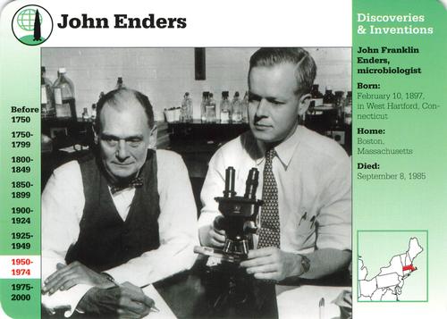 1994-01 Grolier Story of America #85.5 John Enders Front