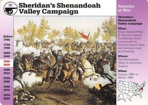 1994-01 Grolier Story of America Cards #85.11 Sheridan's Shenandoah Valley Campaign Front