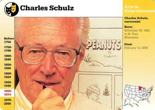 1994-01 Grolier Story of America #85.15 Charles Schulz Front