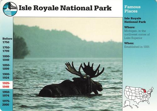 1994-01 Grolier Story of America #87.5 Isle Royale National Park Front