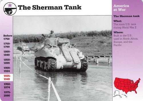 1994-01 Grolier Story of America #87.11 The Sherman Tank Front