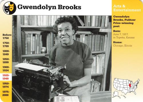 1994-01 Grolier Story of America #87.14 Gwendolyn Brooks Front