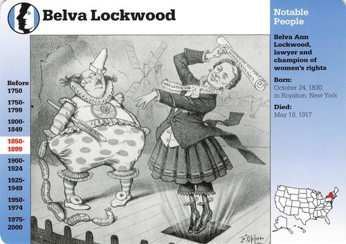 1994-01 Grolier Story of America #88.1 Belva Lockwood Front