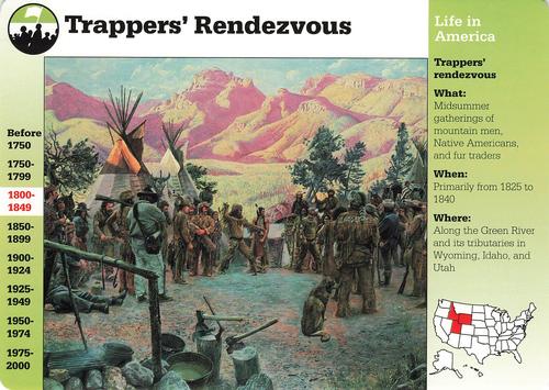 1994-01 Grolier Story of America #89.11 Trappers' Rendezvous Front