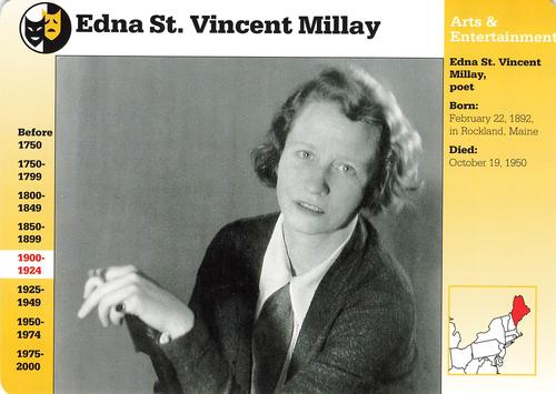 1994-01 Grolier Story of America #89.14 Edna St. Vincent Millay Front