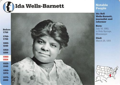 1994-01 Grolier Story of America Cards #92.11 Ida Wells-Barnett Front