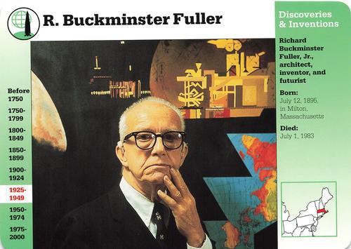 1994-01 Grolier Story of America Cards #92.15 R. Buckminster Fuller Front