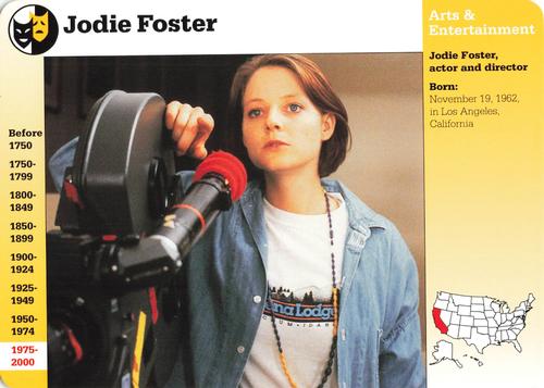 1994-01 Grolier Story of America #93.14 Jodie Foster Front