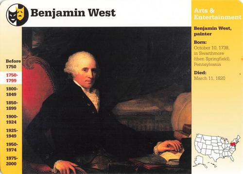 1994-01 Grolier Story of America #93.16 Benjamin West Front