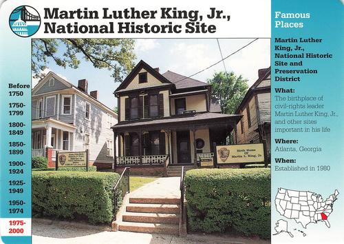 1994-01 Grolier Story of America #94.5 Martin Luther King, Jr. National Historic Site Front