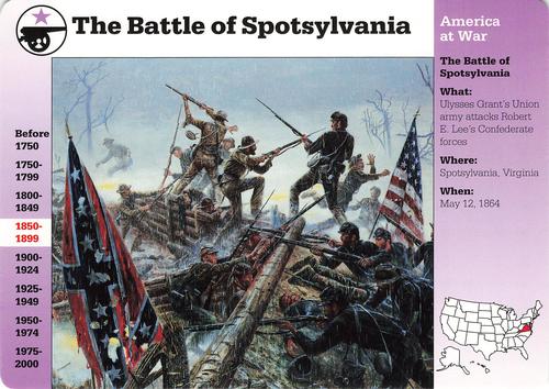 1994-01 Grolier Story of America Cards #94.8 The Battle of Spotsylvania Front