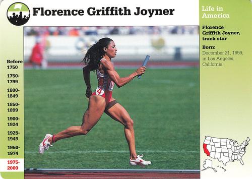 1994-01 Grolier Story of America #95.12 Florence Griffith Joyner Front