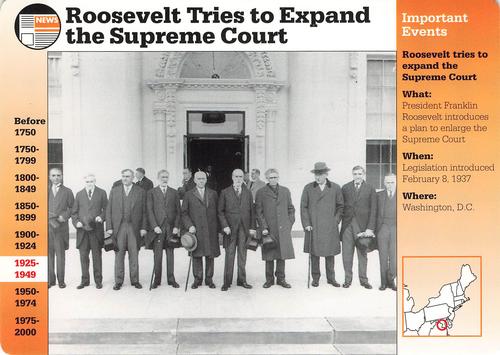 1994-01 Grolier Story of America #97.10 Roosevelt Tries to Expand the Supreme Court Front