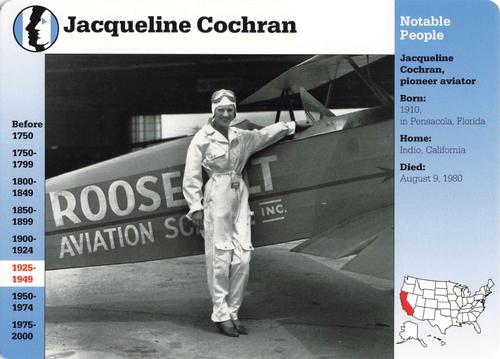 1994-01 Grolier Story of America #98.3 Jacqueline Cochran Front