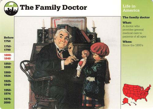 1994-01 Grolier Story of America #98.9 The Family Doctor Front