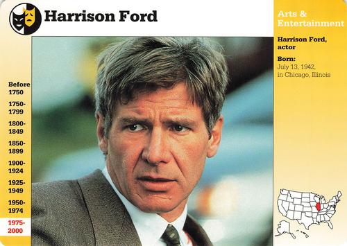 1994-01 Grolier Story of America #98.13 Harrison Ford Front
