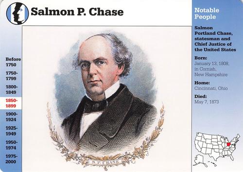 1994-01 Grolier Story of America #99.1 Salmon P. Chase Front
