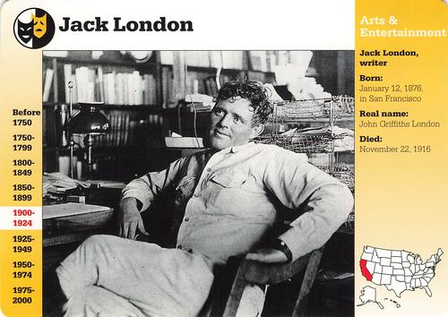 1994-01 Grolier Story of America #99.15 Jack London Front