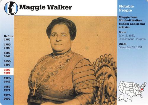 1994-01 Grolier Story of America #100.1 Maggie Walker Front