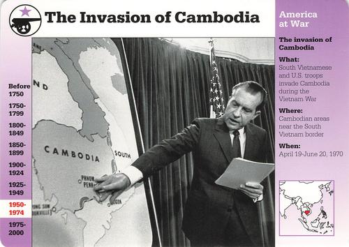 1994-01 Grolier Story of America #100.8 The Invasion of Cambodia Front