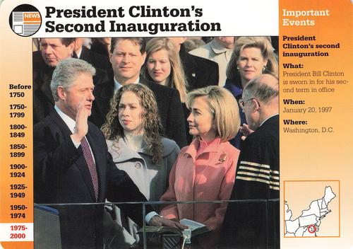 1994-01 Grolier Story of America #116.6 President Clinton's Second Inauguration Front