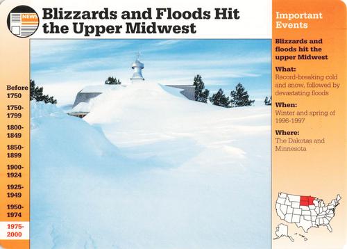 1994-01 Grolier Story of America #118.6 Blizzards and Floods Hit the Upper Midwest Front
