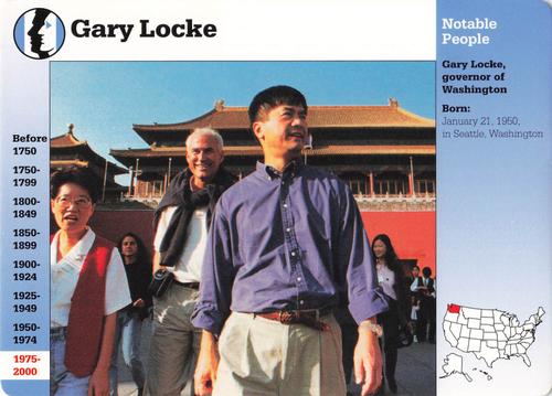 1994-01 Grolier Story of America #119.2 Gary Locke Front