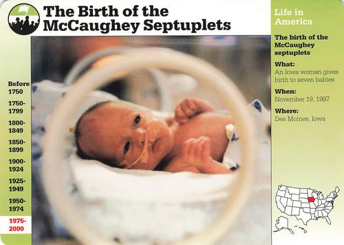 1994-01 Grolier Story of America #119.7 The Birth of the McCaughey Septuplets Front