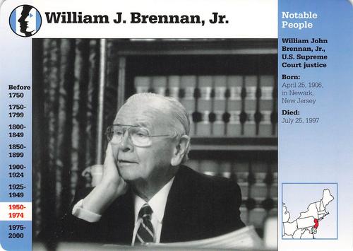 1994-01 Grolier Story of America #120.1 William J. Brennan, Jr. Front