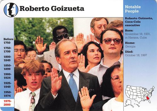 1994-01 Grolier Story of America #120.4 Roberto Goizueta Front
