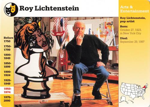 1994-01 Grolier Story of America #120.16 Roy Lichtenstein Front