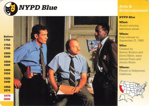 1994-01 Grolier Story of America #120.19 NYPD Blue Front